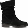 Gabor 703.1 Enkellaarsjes - Enkelboots Met Rits - Dames - Zwart - Maat 39
