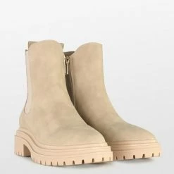 POSH By Poelman LOT Dames Chelsea Laarzen - Beige - Maat 36 -dames-schoenen Verkoop 550x549 6