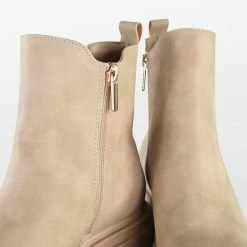 POSH By Poelman LOT Dames Chelsea Laarzen - Beige - Maat 36 -dames-schoenen Verkoop 550x549 7