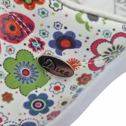 Medische Dames Klompen PU Zool - PU Klompen Met Kunststof Zool - Ziekenhuis Klompen - Zorgklompen - DINA CLOGS - Vlinderbloemetjes - Maat 38 -dames-schoenen Verkoop 550x550 121