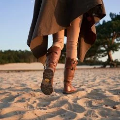 Travelin' Alaska Dames Outdoor Laarzen - Vibram Zool - Waterdicht - Gevoerd - Cognac Bruin Leer - Maat 37 -dames-schoenen Verkoop 550x550 154