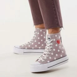 British Knights KAYA HIGH Dames Sneakers Hoog - Paars - Maat 40 -dames-schoenen Verkoop 550x550 182