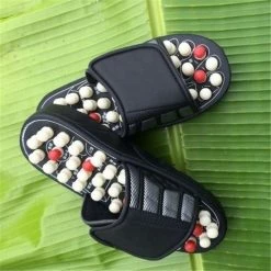 BestMen® Massage Slippers Unisex - Gezondheidsslipper Dames/Heren - Zwart - Maat 38-39 -dames-schoenen Verkoop 550x550 186