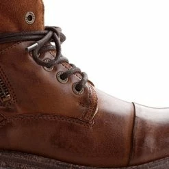 NoGRZ P.Post - Dames Leren Enkellaars - Winter Veterboots - Wol Gevoerd - Cognac - Maat 42 -dames-schoenen Verkoop 550x550 195