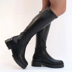 POSH By Poelman Lange Laars - Vrouwen - Zwart - Maat 43 17 POSH By Poelman Lange Laars - Vrouwen - Zwart - Maat 43 -dames-schoenen Verkoop 550x550 294