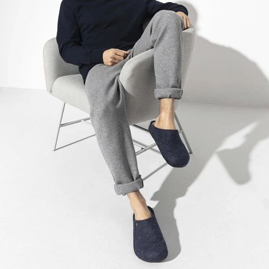 Birkenstock Zermatt Shearling Narrow Sloffen - Dark Blue - Maat 42 8 Birkenstock Zermatt Shearling Narrow Sloffen - Dark Blue - Maat 42 - Afbeelding 8