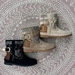 WELOVESHOES® Dames Cowboylaarzen, Enkellaarsjes - Suedine - Zwart - Maat 40 -dames-schoenen Verkoop 550x550 315