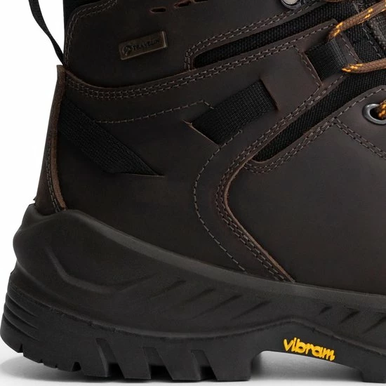 Travelin' Assens Dames Wandelschoenen - Watericht En Ademend - VIBRAM Zool - Bruin Leer - Maat 37 7 Travelin' Assens Dames Wandelschoenen - Watericht En Ademend - VIBRAM Zool - Bruin Leer - Maat 37 - Afbeelding 7