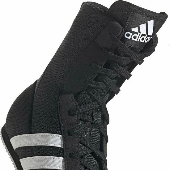 Adidas Boksschoenen Box Hog 2.0 - Extra Lange Tong - Zwart/Wit - 41 1/3 5 Adidas Boksschoenen Box Hog 2.0 - Extra Lange Tong - Zwart/Wit - 41 1/3 - Afbeelding 5