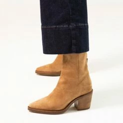 VIA VAI Kailee Faye Enkellaarsjes Dames - Cognac - Maat 39 -dames-schoenen Verkoop 550x550 54