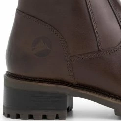 Travelin' Fitjar Leren Dames Laarzen - Wol Gevoerde Laars - Donkerbruin Leer - Maat 36 -dames-schoenen Verkoop 550x550 62