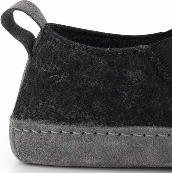 Travelin' In-Home Dames Sloffen - Wollen Pantoffels - Suede Zool - Grijs - Maat 39 3 Travelin' In-Home Dames Sloffen - Wollen Pantoffels - Suede Zool - Grijs - Maat 39 - Afbeelding 3