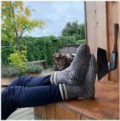 Monte Home Zaki Wit Licht Grijze Zuiver Schapen Wollen Sloffen Maat 40/42 -dames-schoenen Verkoop 550x552 9