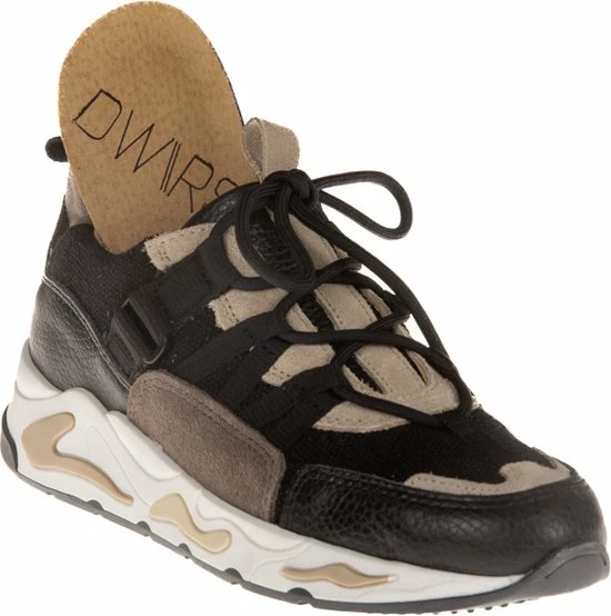 Dames Sneakers Dwrs California Black Beige Zwart - Maat 37 11 Dames Sneakers Dwrs California Black Beige Zwart - Maat 37 - Afbeelding 11