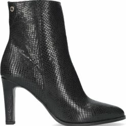 Notre-V 18236 Enkellaarsjes - Enkelboots Met Rits - Dames - Zwart - Maat 39 -dames-schoenen Verkoop 550x555 4