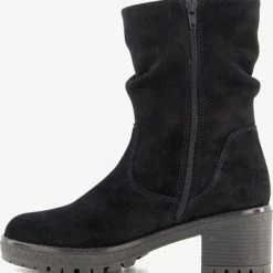 Hush Puppies Dames Enkellaarsjes - Zwart - Maat 40 - Echt Leer -dames-schoenen Verkoop 550x566 5