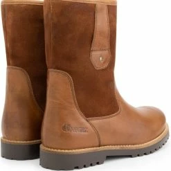 NoGRZ R.Cassels Dames Outdoorlaarzen - Wol Gevoerd - Cognac Bruin Leer - Maat 37 -dames-schoenen Verkoop 550x575 3