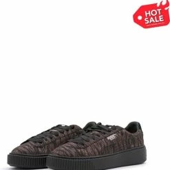 Puma Basket Platform VR 364092-02 Dames Sneaker Sportschoenen Schoenen Zwart - Maat EU 39 UK 6 -dames-schoenen Verkoop 550x575 5