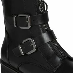 Tamaris Biker Boots Zwart - Maat 40 -dames-schoenen Verkoop 550x580 2
