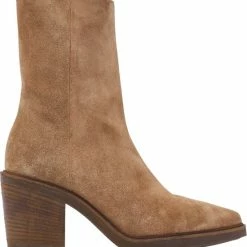 VIA VAI Kailee Faye Enkellaarsjes Dames - Cognac - Maat 39 -dames-schoenen Verkoop 550x582