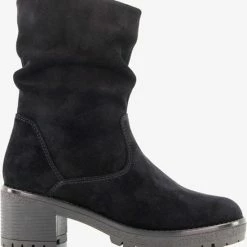 Hush Puppies Dames Enkellaarsjes - Zwart - Maat 40 - Echt Leer -dames-schoenen Verkoop 550x586 5