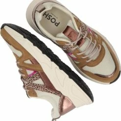 POSH By Poelman Sneaker - Vrouwen - Beige/multi - Maat 42 -dames-schoenen Verkoop 550x587 5
