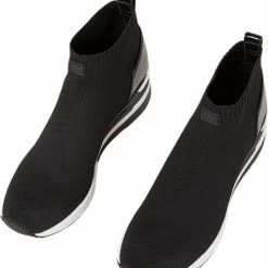 Michael Kors Skyler Dames Sneakers - Zwart - Maat 40 -dames-schoenen Verkoop 550x589 7