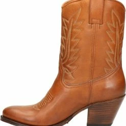 Sendra 13142 Laly Cowboylaars - Cognac - Maat 39 -dames-schoenen Verkoop 550x594 3