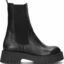 Notre-V 955018 Chelsea Boots - Enkellaarsjes - Dames - Zwart - Maat 41 -dames-schoenen Verkoop 550x596 3