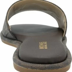 Michael Kors Hayworth Slide Dames Slippers - Bruin - Maat 41 -dames-schoenen Verkoop 550x597 4