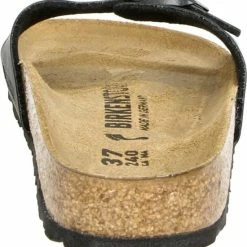 Birkenstock Madrid Dames Slippers Small Fit - Black - Maat 42 -dames-schoenen Verkoop 550x601 2