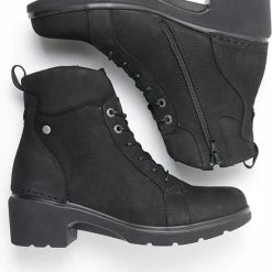 Wolky Veterschoenen Midi Zwart Nubuck -dames-schoenen Verkoop 550x602 3