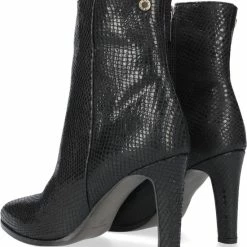 Notre-V 18236 Enkellaarsjes - Enkelboots Met Rits - Dames - Zwart - Maat 39 -dames-schoenen Verkoop 550x602 4