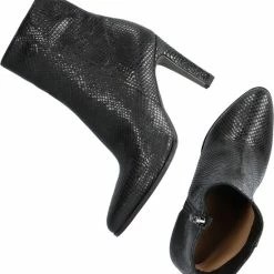 Notre-V 18236 Enkellaarsjes - Enkelboots Met Rits - Dames - Zwart - Maat 39 -dames-schoenen Verkoop 550x604 2