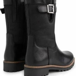 Travelin' Gyland Leren Dames Laarzen - Wol Gevoerde Laars - Zwart Leer - Maat 36 -dames-schoenen Verkoop 550x609