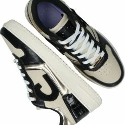 Cruyff Campo Low Lux Zwart Beige Sneakers Dames (CC223940964) -dames-schoenen Verkoop 550x611 3