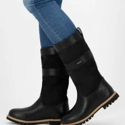 Travelin' Danmark Dames Outdoorlaarzen - Gevoerde Waterdichte Wandellaars - Zwart Leer - Maat 40 16 Travelin' Danmark Dames Outdoorlaarzen - Gevoerde Waterdichte Wandellaars - Zwart Leer - Maat 40 -dames-schoenen Verkoop 550x611 4