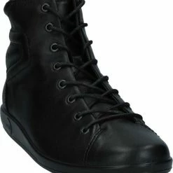 ECCO SOFT 2.0 Dames Veterboot - Zwart - Maat 38 -dames-schoenen Verkoop 550x612 2