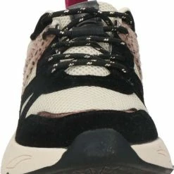 POSH By Poelman Sneaker - Vrouwen - Zwart/beige - Maat 37 -dames-schoenen Verkoop 550x612 3