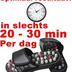 Merkloos Massage Slippers Voor Voetmassage Via Acupressuur Acupunctuur Gezondheidsslippers (Met Uitdraaibare Noppen Zie Video) -dames-schoenen Verkoop 550x612 4