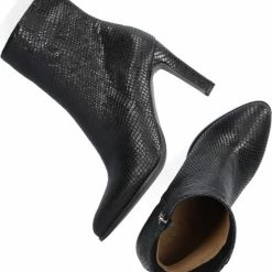 Notre-V 18236 Enkellaarsjes - Enkelboots Met Rits - Dames - Zwart - Maat 39 -dames-schoenen Verkoop 550x617 2