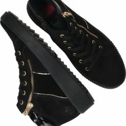 Zwarte Rieker Veterschoenen -dames-schoenen Verkoop 550x620