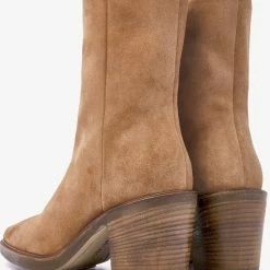 VIA VAI Kailee Faye Enkellaarsjes Dames - Cognac - Maat 39 -dames-schoenen Verkoop 550x626