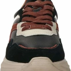 Mexx Dames Sneaker Jilou Black/Tan -dames-schoenen Verkoop 550x627 5