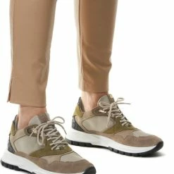 Red-Rag Red Rag Sneakers Dames - Lage Sneakers / Damesschoenen - Leer - 76858 - Beige Combi - Maat 40 -dames-schoenen Verkoop 550x630 2