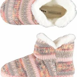 Apollo Pantoffels Dames - Sloffen - Pantoffels - Sloffen Dames - Hoog - Patroon - Goud/roze - Maat 39/40