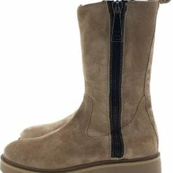 VIA VAI Alexis Macc Biker Boots - Beige - Maat 37 -dames-schoenen Verkoop 550x637 2