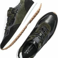 Floris Van Bommel 85351 Lage Sneakers - Leren Sneaker - Dames - Groen - Maat 41 -dames-schoenen Verkoop 550x641