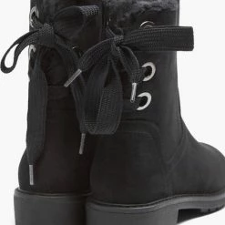 Landrover Zwarte Enkellaars Gevoerd - Maat 38 -dames-schoenen Verkoop 550x642 3