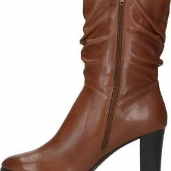No Stress - Dames - Cognac Laarzen Met Hak - Maat 40 9 No Stress - Dames - Cognac Laarzen Met Hak - Maat 40 -dames-schoenen Verkoop 550x643 4